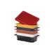 GET ML-18-BUI GN 1/2 Food Insert Pan, 12.80" x 10.43" 2-1/2" Deep Melamine, Assorted Colors – Case 1 image