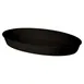 GET ML-183-BK Black Melamine Casserole Dish 4-1/2 Qt, 16" x 10", 3" Deep Oval, Induction Ready 1 image