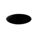 GET ML-243-BK Siciliano Plate, 24" Dia x 2" H Coupe, Black Melamine, Break‑Resistant, NSF 1 image