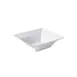 GET ML-245-W Siciliano Bowl, 3.8 Qt, 12" x 4"H, Square, Melamine, White 1 image