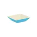 GET ML-247-SE Keywest™ Bowl, 2-1/2 Qt, 10" x 2-1/2" H, Square, Two-Tone Melamine, BPA‑Free 1 image