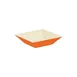 GET ML-247-ST Keywest™ Bowl, 2-1/2 Qt., 10" x 2-1/2"H, Square, Two-Tone, Melamine, BPA Free 1 image