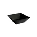 GET ML-248-BK Siciliano Square Bowl, 5.7 Qt (6 Qt Rim Full), 12" x 4-1/4", Black Melamine, Break-Res 1 image