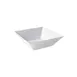 GET ML-248-W Siciliano Bowl, 5.7 Qt. 12" Square, 4-1/4" High, Melamine, White, NSF 1 image
