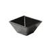 GET ML-257-BK Siciliano Petite Square Bowl, 3 Oz, 3" x 1-1/2", Black Melamine, Dishwasher Safe 1 image