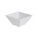 GET ML-257-W Siciliano Petite Bowl 3 Oz., 3" Square White Melamine Break‑Resistant Dishwasher Safe 1 image