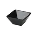 GET ML-278-BK Siciliano Bowl, 8 Oz, 4"L x 4"W x 2"H, Square, Melamine, Black 1 image