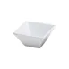 GET ML-278-W Siciliano Bowl, 8 Oz, 4"L x 4"W x 2"H, Square, Melamine, White 1 image