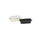 GET ML-29-BK Food Pan, GN 1/4, 10.36" x 6.3" x 2-1/2", Black Melamine, Break‑Res, Dishwasher Safe 1 image