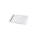 GET ML-294-W Bake & Brew Display Tray 12"x9" White Melamine Break-Resistant Dishwasher BPA Free NSF 1 image