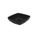 GET ML-66-BK Milano™ Bowl, 1-3/4 Qt. (1.8 Qt. Rim Full), 8" x 2-3/4"H, Square, Break-Resistant, Black 1 image