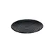 GET ML-80-BK Milano Plate, 7-1/2" Dia., Break-Resistant, Dishwasher Safe, Melamine, Black 1 image