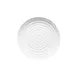 GET ML-83-W Milano Plate, 12-1/2" Dia., Break-Resistant, Dishwasher Safe, Melamine, White 1 image