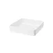 GET ML-86-W Milano™ Bowl, 7.6 Qt., 15-3/4" x 12" x 2-3/4", Rectangular, Melamine, White 1 image