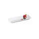 GET ML-87-W White Melamine Rectangular Tray 17-1/2" x 6-3/4" x 2" Dishwasher‑Safe 1 image