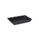 GET ML-88-BK Milano/Bake & Brew Tray 13-3/4"x9-1/2"x2-1/2"H Black Melamine Dishwasher Safe 1 image