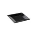 GET ML-92-BK Siciliano Square Plate, 16" Black, Wide Rim, Break‑Resistant Melamine, Dishwasher Safe 1 image