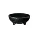 GET MOJ-801-BK Molcajete Bowl, 4 Oz, 4" Dia. x 1-1/2"H, Black Melamine, Dishwasher Safe - 1 Dozen 1 image