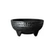 GET MOJ-804-BK - Molcajete Bowl, 64 Oz, 9" Dia x 4" H, Black Melamine, NSF - 1 Dozen 1 image