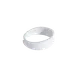 GET MR351-W Elite Global Solutions Melamine Meta Riser, 3-1/2" Dia. x 1-1/8"H, White 1 image