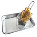 GET MT-960-SS Clipper Mill Tray – 9" x 6" x 1", Rectangular, Aluminum, Silver 1 image