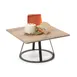 GET MTS-R6-MG Madison Avenue Stand, 5-3/4" Top Dia, 9" Bottom Dia, 6" H, Round 2‑Tier, Metal Gray 1 image