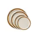 GET NP-10-RD Diamond Rodeo™ Plate, 10.5" Dia., Round Narrow Rim Melamine, Designs/Patterns - 1 Dozen 1 image