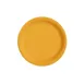GET NP-10-TY - Diamond Mardi Gras™ 10-1/2" Round Plate Narrow Rim, Melamine, Tropical Yellow - Dozen 1 image