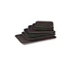 GET NS-1622-BK Serving Tray, 16" x 22", Rectangular, Black, Polypropylene, Non-Skid, Break-Resistant 1 image