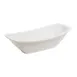 GET OB-16-W Oval Acclaim Pasta Bowl, 16 Oz., 8-3/4" x 4-2/5" x 1-1/10", White Melamine - 1 Dozen 1 image