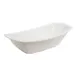 GET OB-45-W Acclaim Salad Bowl, 1.3 Qt, 12½" × 6⅖" × 2⅖" White Rectangular Melamine - 1 Dozen 1 image
