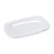 GET OP-116-W Siciliano Platter, 12.5" x 8.25" Oval Melamine, White, Rounded Corners - Dozen 1 image