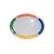GET OP-120-BA Diamond Barcelona Platter 12" x 9" Oval Melamine Dishwasher‑Safe NSF - Dozen 1 image