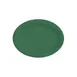 GET OP-120-FG Diamond Mardi Gras Platter, 12" x 9" Oval Melamine, Rainforest Green - Dozen 1 image