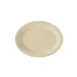GET OP-120-S Platter - 12" x 9" Oval Melamine Tray, Beige, Break-Res, Dishwasher Safe - Dozen 1 image