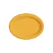 GET OP-120-TY Mardi Gras™ Platter, 12" x 9" Oval Melamine, Tropical Yellow - 1 Dozen 1 image