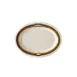 GET OP-135-RD Diamond Rodeo™ Platter, 13-1/2" L x 10-1/4" W Oval Melamine Pattern - 1 Dozen 1 image