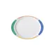 GET OP-145-BA Diamond Barcelona™ Platter, Oval 14-3/4" x 10-1/2" Melamine Patterned - 1 Dozen 1 image