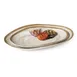 GET OP-1813-PCM Osslo™ Platter, 17 3/4"L x 13"W Oval, Melamine, Cream, Break-Resistant Dishwasher Safe 1 image