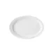 GET OP-612-W Oval 11-3/4" x 8-1/4" White Melamine Platter, Dishwasher Safe - 1 Dozen 1 image