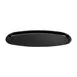 GET OP-624-BK Milano Platter – 23-1/4" x 16-3/4" Oval, Black, Break-Resistant Melamine Tray, NSF 1 image