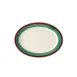 GET OP-950-PO Diamond Portofino™ Platter, Oval, 9-3/4" x 7-1/4" Melamine, Pattern, BPA‑Free - Dozen 1 image