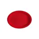 GET OP-950-RSP - Red Oval Platter 9-3/4" L X 7-1/4" W Melamine Break‑Resist BPA‑Free NSF/DW - Dozen 1 image