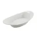 GET OVB-45-W Oval Salad Bowl, 1.3 Qt, 14.1" x 7.6" x 2.8" Melamine, White, BPA-Free - 1 Dozen 1 image