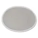 GET P-101-DVG Dinner Plate, 10.5" Round Melamine, Dove Gray/White Trim, Dishwasher Safe - Dozen 1 image