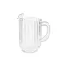 GET P-2064-1-CL Water Pitcher, 60 Oz, 7½" Dia x 8½" H, Clear SAN, Handle, NSF - 1 Dozen 1 image