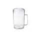 GET P-3064-1-CL Water Pitcher, 64 Oz, 7.5" Dia X 8.5" H, Clear SAN with Handle and Lid - Dozen 1 image