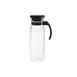 GET P-4050-PC-CL Beverage Pitcher, 50 oz (5.25" Dia × 11.25" H), Clear Poly Black Handle, Dozen 1 image