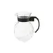 GET P-4072-PC-CL Pitcher, 72 Oz (8" Dia. x 8.5" H), Black Handle, Clear Polycarbonate - Dozen 1 image