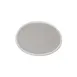 GET P-55-DVG Bread/Side Dish Plate, 5-1/2" Dia., Melamine, Dove Gray Trim, NSF, BPA-Free - 1 Dozen 1 image
